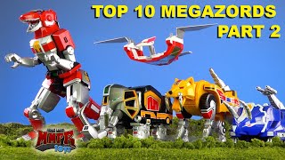 Top 10 Power Ranger Megazords Part 2 [upl. by Claudie]