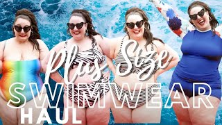 CHEAP PLUS SIZE SWIMSUITS TRY ON HAUL [upl. by Alcina612]