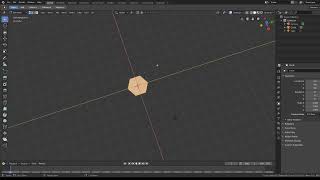 How to make a Hexagon Or ANY polygon in blender 28 under 30 seconds [upl. by Andrus]