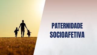 Paternidade socioafetiva [upl. by Cho297]