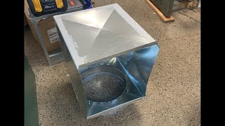 Building a HVAC Plenum Box [upl. by Nnahtebazile]