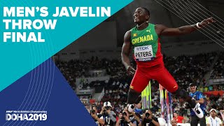 Mens Javelin Final  World Athletics Championships Doha 2019 [upl. by Harwin467]