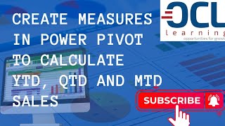 How to generate YTD MTD and QTD using Power Pivot DAX Expressions [upl. by Akkeber276]