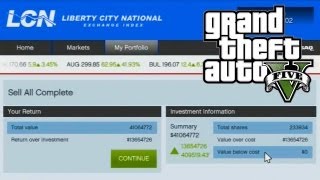 GTA 5  How to Make Money Using The Stock Market Guide GTA V [upl. by Butta]