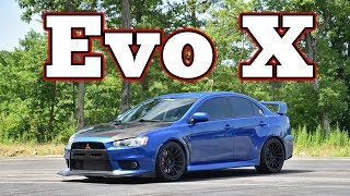 2010 Mitsubishi Lancer Evolution X GSR Regular Car Reviews [upl. by Trevah]