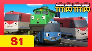 TITIPO S1 16 l Can Titipo adjust well to ChooChoo Town l Trains for kids l TITIPO TITIPO [upl. by Lurleen]