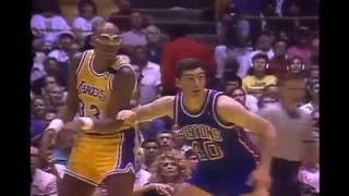 Kareem AbdulJabbar  1989 NBA Finals Highlights 42 Years Old [upl. by Aimahc]