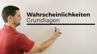 Wahrscheinlichkeiten Grundlagen  Mathe by Daniel Jung [upl. by Eekram]