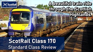 Riding the Scottish Highland Mainline  ScotRail Class 170 Review [upl. by Lia836]