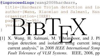 How to Generate References with LaTeX BibTeX [upl. by Eylloh]