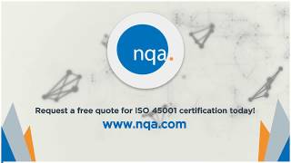 What is ISO 45001 and How To Get ISO 45001 Certification  NQA [upl. by Spiegel]