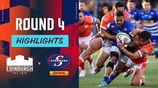 Edinburgh v DHL Stormers  Highlights  Round 4  URC 202425 [upl. by Laurinda]