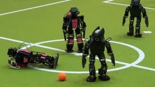 Robot Soccer Goes Big Time [upl. by Karoline]