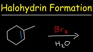 Alkene  Br2  H2O [upl. by Cirri3]