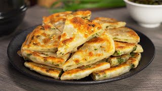 Chinese Scallion Pancakes Street Food  Cong You Bing  蔥油餅 Recipe by Always Yummy [upl. by Epolenep]