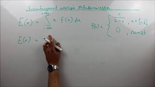 Erwartungswert stetiger Zufallsvariablen [upl. by Hannon]