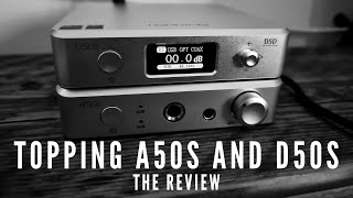 Headphone Amp and DAC  The Topping A50s amp D50s Review [upl. by Gildus370]