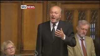 George Galloways Return To Prime Ministers Questions [upl. by Aekal753]