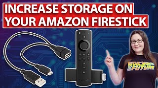 HOW TO ADD AN EXTERNAL DRIVE TO YOUR AMAZON FIRESTICK FOR INCREASED STORAGE [upl. by Anaz]