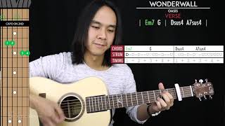 Wonderwall Guitar Cover Acoustic  Oasis 🎸 Tabs  Chords [upl. by Kall]