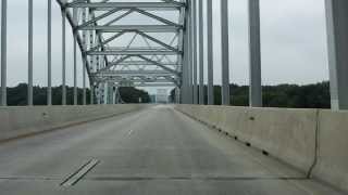 Thomas Hatem Memorial Bridge westbound [upl. by Hersch]