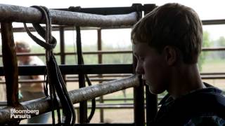 BullRiding School Learning How to Ride a Wild Bull [upl. by Benjamin]