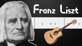 Liebestraum No 3 Love Dream  Franz Liszt Guitar Tabs Guitar Tutorial [upl. by Avrom953]