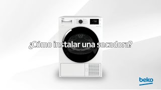 ¿Cómo instalar una secadora  by Beko [upl. by Parette]