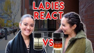 LA NUIT DE LHOMME EDP vs EDT Womens Reactions To YSL FragranceCologne [upl. by Prestige]