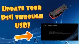 How to Update Your PS4 System Software Using A USB Simple Method [upl. by Janelle254]