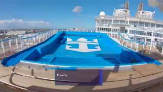 Surf’s Up on Royal Caribbean’s FlowRider [upl. by Carmelle]