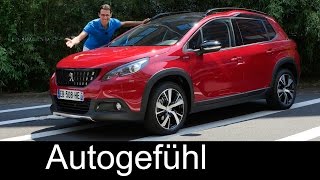 Peugeot 2008 GTLine FULL REVIEW test driven Facelift 20162017  Autogefühl [upl. by Nnylanna]