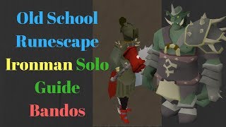 OSRS Solo Bandos Guide for Ironman [upl. by Gwendolyn]