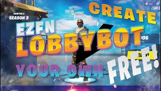 Fortnite Lobbybot  Dashboard free amp works on mobile [upl. by Ashwin]