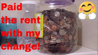 Bank Coinstar JACKPOT 💰 Turning Spare Change into RENT Money  CoinStarTreasures NoFees [upl. by Anahpos]