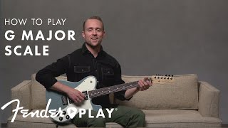 How To Play G Major Scale  Guitar Scales  Fender Play [upl. by Sternick364]