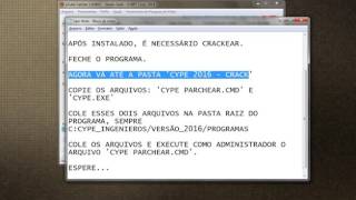 Instalando e ativando licença Cypecad 2016 ENGVENDAS [upl. by Lemire823]