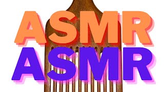 ASMR MIXING WOODEN COMBS IN OIL [upl. by Omrellig]