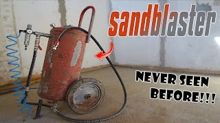 DIY Sandblaster Homemade Never seen before [upl. by Reivax992]