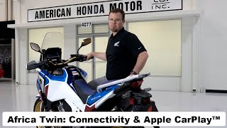 Africa Twin Connectivity amp Apple CarPlay™ [upl. by Mario883]