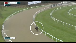 Unbelievable horse race at Newcastle 😮 [upl. by Ahsinar]