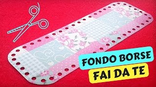 Tutorial FONDO per BORSE A UNCINETTO FAI DA TE  Katy Handmade [upl. by Vanthe]