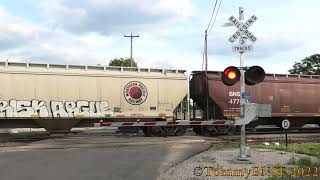 BNSF 5436 West in Wyanet IL 6522 [upl. by Nayr]