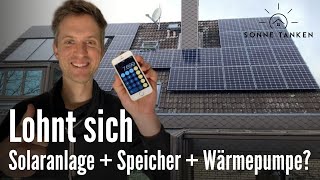 Lohnt sich unsere Solaranlage mit Speicher und Wärmepumpe 1 Jahres Bilanz [upl. by Tessi832]