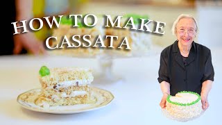 Cassata Siciliana  Kitchen on the Cliff with Giovanna Bellia LaMarca [upl. by Basso]