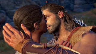 Assassins Creed Odyssey  Alexios Falls In Love Daphnae Romance Scene [upl. by Einnal]