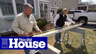 How to Install Aluminum Gutters  This Old House [upl. by Beatty63]