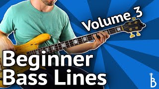 Beginner Bass Lines  Guaranteed To Impress Volume 3 [upl. by Guerin]