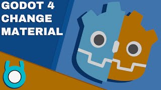 Godot 4 Changing Materials Tutorial  2D and 3D [upl. by Ahsilac]