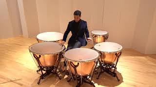 TIMPANI SOLO ETUDE 1 – SCHERZO BY TOM FREER [upl. by Drona]